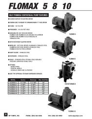 Flomax Series Pumps - Process Pumps