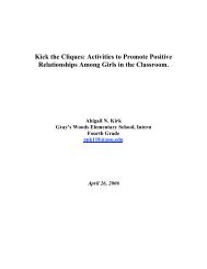 Kick the Cliques: Activities to Promote Positive Relationships Among ...