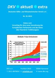 DKV aktuell zur F-Gase VO 01-2013 - reftec.ch