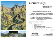 Grimmialp Sommer