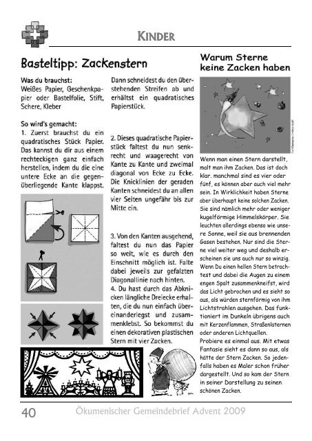 Ökumenischer Gemeindebrief Advent 2009 - Evangelische ...