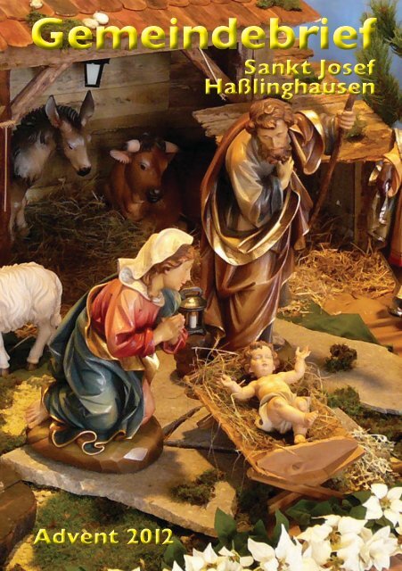 Gemeindebrief Advent 2012 - St. Josef Haßlinghausen