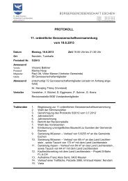 Genossenschaftsversammlung vom 10. Juni 2013 (PDF)