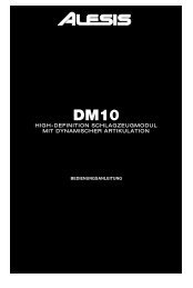 DM10 Modul Anleitung - Alesis