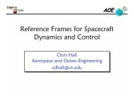 Reference Frames for Spacecraft Dynamics and Control