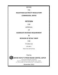 ARR Tarrif Petition 2013-2014(English) - Jaipur Vidyut Vitran Nigam ...