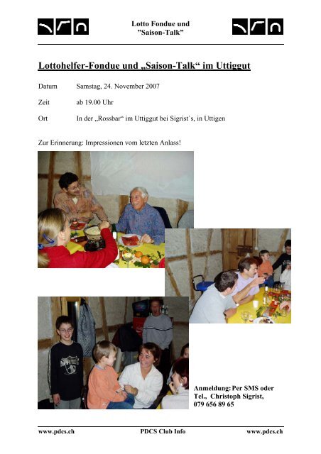 Info - Oktober 2007 Para- Deltaclub Stockhorn Inhalt - Fondue im ...