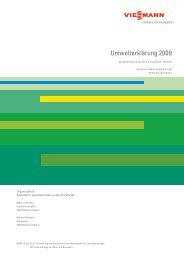 Umwelterklärung 2009 - Viessmann