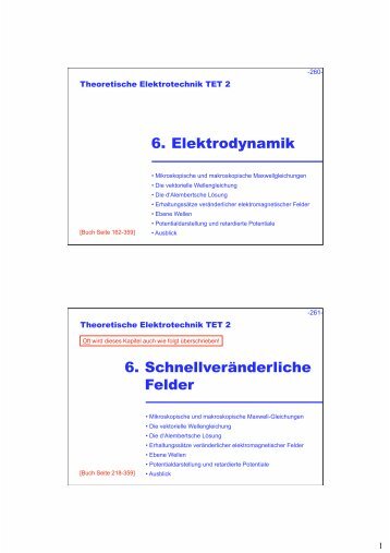 t - Allgemeine und theoretische Elektrotechnik - Universität Duisburg ...