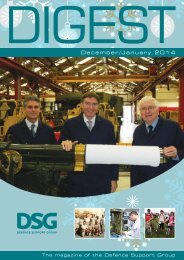 DIGEST Issue - 01 December 2013 - Defence Support Group