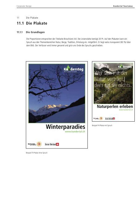 CD Manual - Extranet Kandertal Tourismus