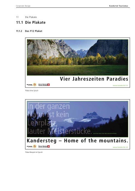 CD Manual - Extranet Kandertal Tourismus