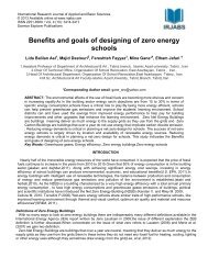 Benefits and goals of designing of zero energy schools