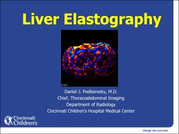 Liver Elastography - The Society for Pediatric Radiology