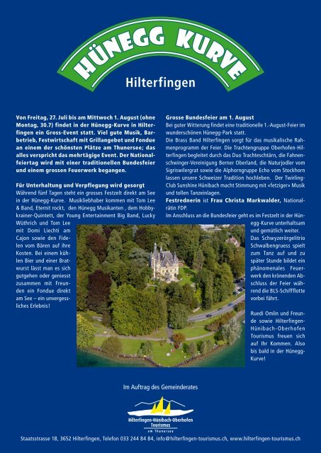 Hilterfingen - Hünegg-Kurve