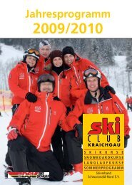 zum Programmheft - Skiclub Kraichgau eV