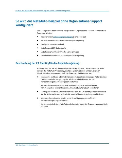 CA IdentityMinder - Konfigurationshandbuch - CA Technologies