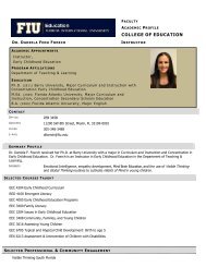 Daniela Foerch - College of Education