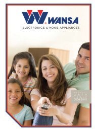 2009-2010 - Wansa - Electronics and Home Appliances