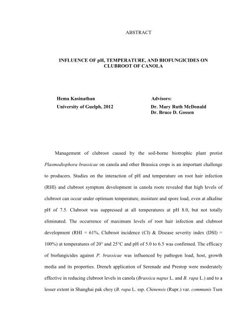 Hema Kasinathan Thesis May 1 2012.pdf - Atrium - University of ...