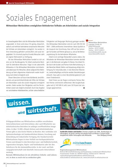 Ausgabe 06/2013 - Wirtschaftsjournal