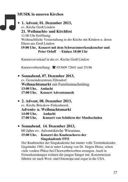 14. Dezember 2013 - Ziltendorf