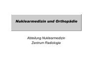 Nuklearmedizin und Orthopädie