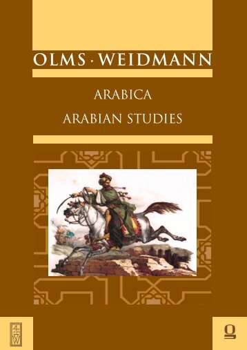 Arabica Arabian Studies - Olms
