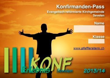 Konf-Heft 2013:4 - Evangelische Kirchgemeinde Sevelen