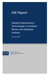Assistive Reproductive Technologies: A Literature Review and ...