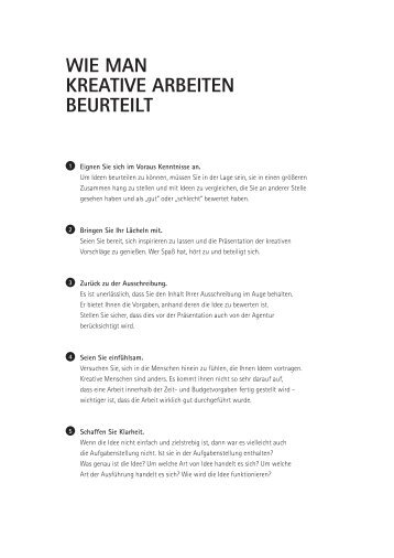 Beurteilung kreativer