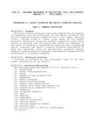 Food Safety Rules-TITLE 35. CHAPTER 37. Subchapter 11-Exotic ...