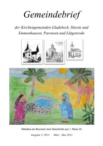 Gemeindebrief - Kirchengemeinde Harste