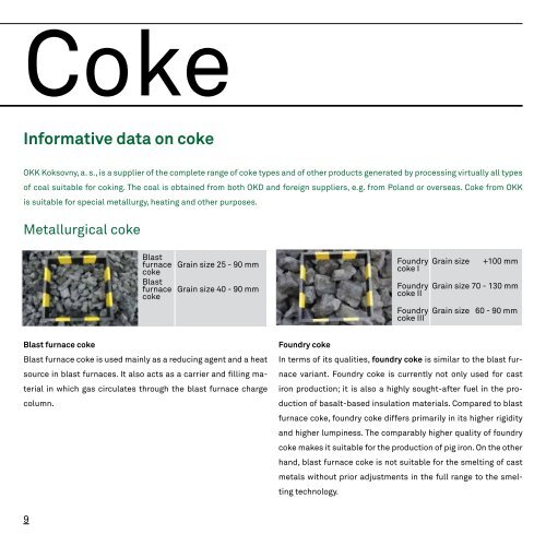 Coal & Coke Catalogue - OKD, a.s.