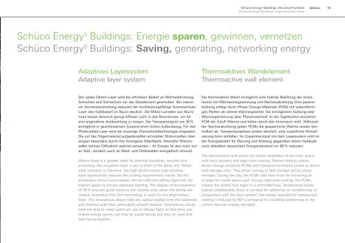 Systeme zum Energie sparen und Energie ... - Intus Windows