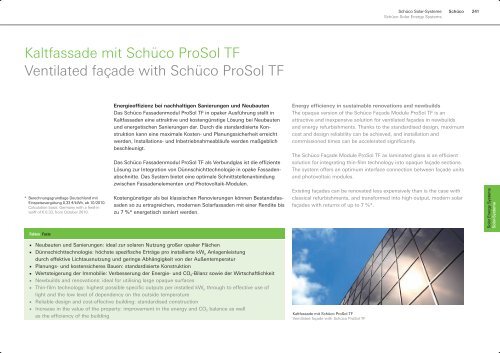 Systeme zum Energie sparen und Energie ... - Intus Windows