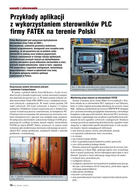 Pełna treść artykułu (PDF) - Multiprojekt