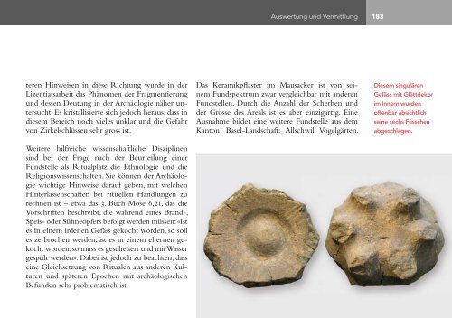 Jahresbericht 2012 - Archäologie Baselland - Kanton Basel ...