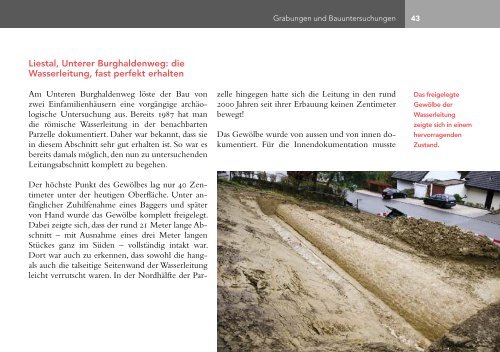 Jahresbericht 2012 - Archäologie Baselland - Kanton Basel ...