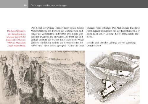 Jahresbericht 2012 - Archäologie Baselland - Kanton Basel ...