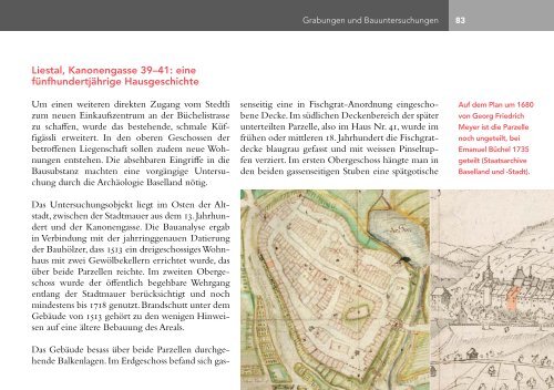 Jahresbericht 2012 - Archäologie Baselland - Kanton Basel ...