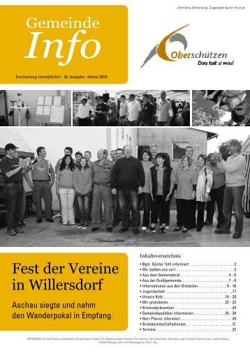 Fest der Vereine in Willersdorf - Oberschützen