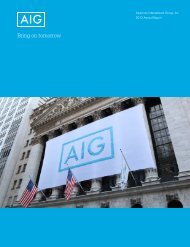 Bring on tomorrow - AIG.com