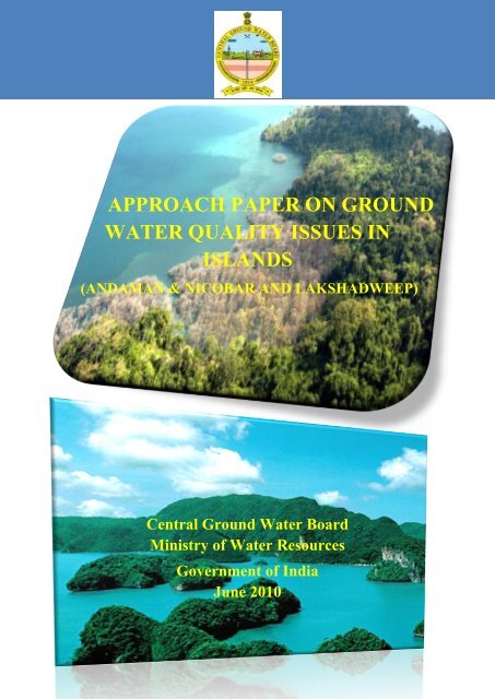 approach paper on ground water quality issues in islands