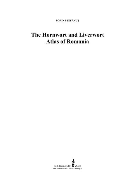 The Hornwort and Liverwort Atlas of Romania