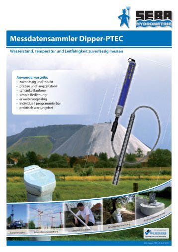 Messdatensammler Dipper-PTEC - Seba Hydrometrie