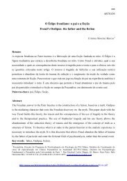 O Ãdipo freudiano: o pai e a ficÃ§Ã£o Freud's Oedipus: the father ... - UVA