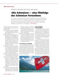 «Die Schweizer» – eine Filmfolge des Schweizer ... - schulpraxis