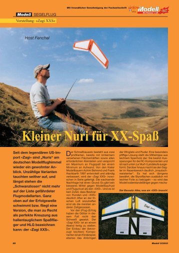 Kleiner Nuri für XX-Spaß - Kuestenflieger