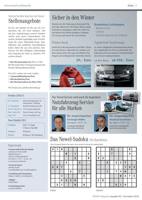 -Magazin - Autohaus Newel GmbH